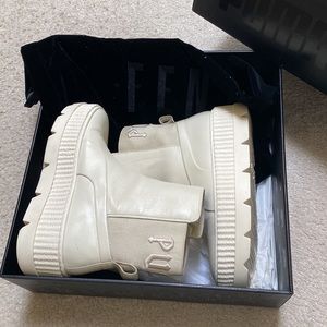 Puma Fenty Chelsea sneaker boot vanilla ice size 8